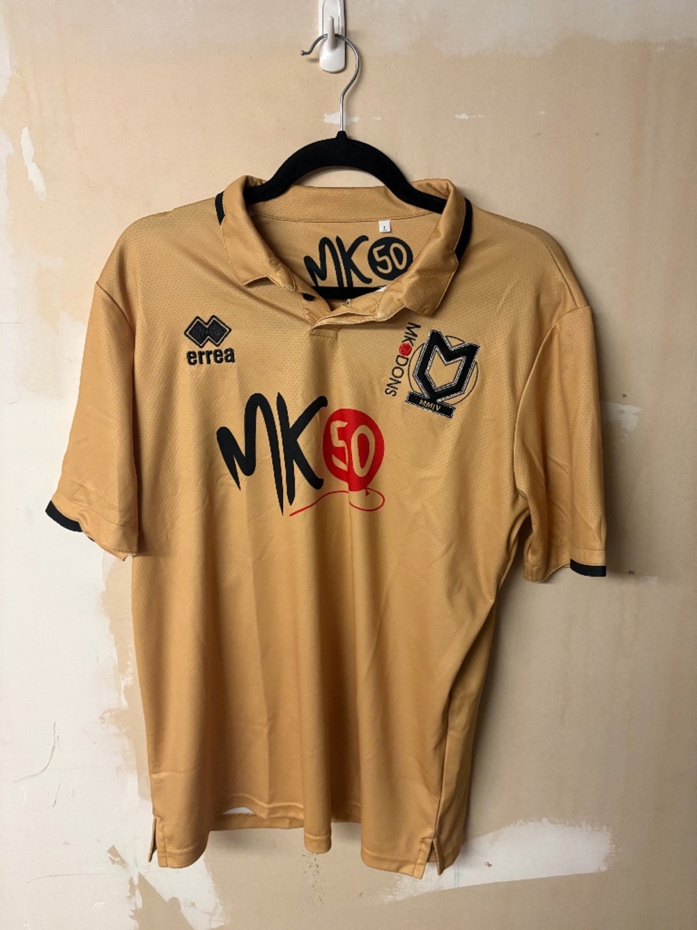 Errea MK Dons 2016/17 MK50 Anniversary Jersey Large